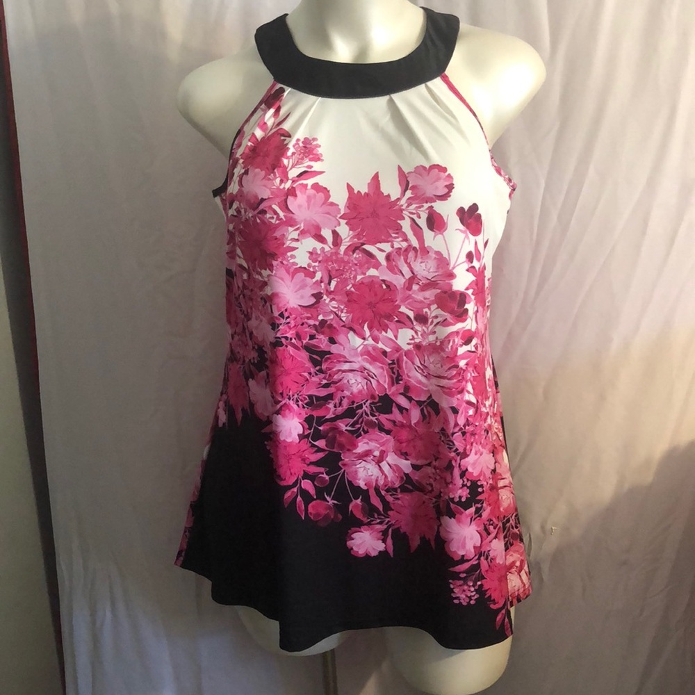 High neck tank top